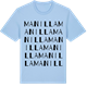 Blue Soul t-shirt med Manilla ordlek t-shirt