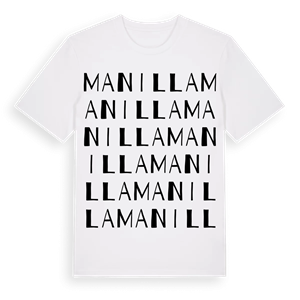 Manilla ordlek t-shirt – ekologisk bomull t-shirt från PinShirt
