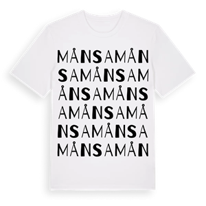 Månsa ordlek t-shirt – ekologisk bomull t-shirt från PinShirt