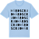 Blue Soul t-shirt med Mårdserud ordlek t-shirt