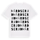 Mårdserud ordlek t-shirt