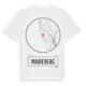 White t-shirt med Marieberg t-shirt