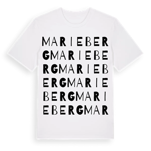 Marieberg ordlek t-shirt – ekologisk bomull t-shirt från PinShirt