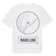 White t-shirt med Marielund t-shirt