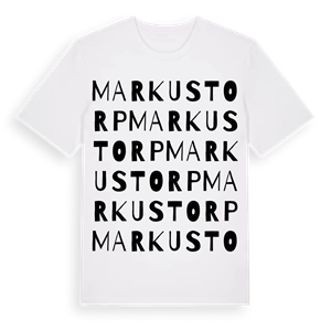Markustorp ordlek t-shirt – ekologisk bomull t-shirt från PinShirt