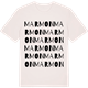 Vintage White t-shirt med Marmon ordlek t-shirt