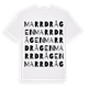 Marrdrågen ordlek t-shirt
