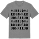Mid Heather Gray t-shirt med Mårrud ordlek t-shirt