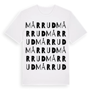 Mårrud ordlek t-shirt – ekologisk bomull t-shirt från PinShirt