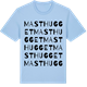 Blue Soul t-shirt med Masthugget ordlek t-shirt