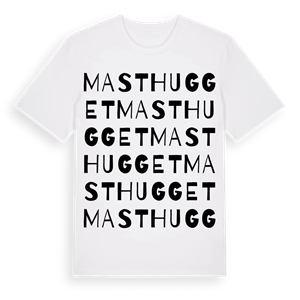 Masthugget ordlek t-shirt – ekologisk bomull t-shirt från PinShirt