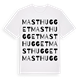 Masthugget ordlek t-shirt