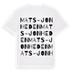 Mats-Jonheden ordlek t-shirt