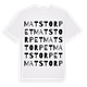 Matstorpet ordlek t-shirt