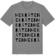 Mid Heather Gray t-shirt med Mebråten ordlek t-shirt