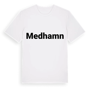Medhamn fetstil t-shirt – ekologisk bomull t-shirt från PinShirt
