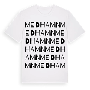 Medhamn ordlek t-shirt – ekologisk bomull t-shirt från PinShirt