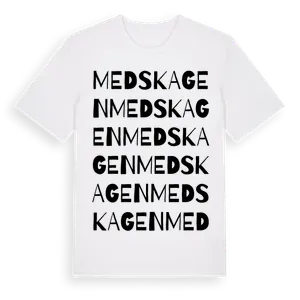 Medskagen ordlek t-shirt – ekologisk bomull t-shirt från Pinshirt
