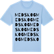 Blue Soul t-shirt med Medskog ordlek t-shirt