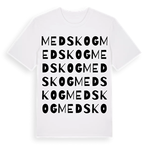 Medskog ordlek t-shirt – ekologisk bomull t-shirt från PinShirt