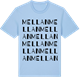 Blue Soul t-shirt med Mellan ordlek t-shirt