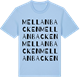 Blue Soul t-shirt med Mellanbacken ordlek t-shirt