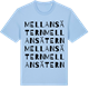 Blue Soul t-shirt med Mellansätern ordlek t-shirt