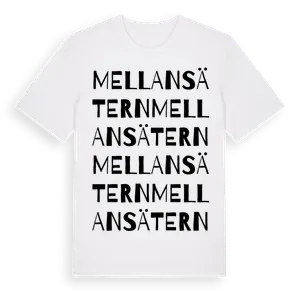 Mellansätern ordlek t-shirt – ekologisk bomull t-shirt från Pinshirt