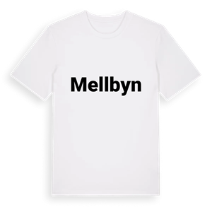 Mellbyn fetstil t-shirt – ekologisk bomull t-shirt från PinShirt