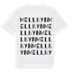 Mellbyn ordlek t-shirt