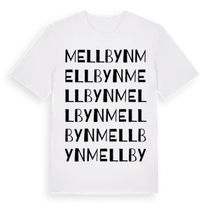 Mellbyn ordlek t-shirt – ekologisk bomull t-shirt från Pinshirt