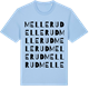 Blue Soul t-shirt med Mellerud ordlek t-shirt