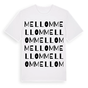 Mellom ordlek t-shirt – ekologisk bomull t-shirt från PinShirt