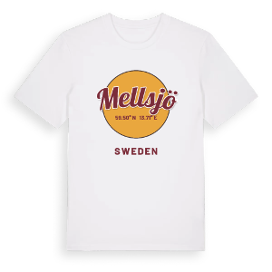 Mellsjö cirkel t-shirt – ekologisk bomull t-shirt från PinShirt