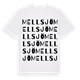 Mellsjö ordlek t-shirt