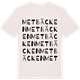 Vintage White t-shirt med Metbäcken ordlek t-shirt