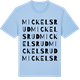 Blue Soul t-shirt med Mickelsrud ordlek t-shirt