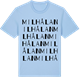 Blue Soul t-shirt med Milhålan ordlek t-shirt