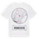 White t-shirt med Minneberg t-shirt