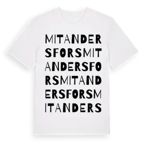Mitandersfors ordlek t-shirt – ekologisk bomull t-shirt från Pinshirt