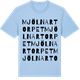 Blue Soul t-shirt med Mjölnartorpet ordlek t-shirt
