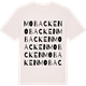 Vintage White t-shirt med Mobacken ordlek t-shirt