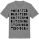 Mid Heather Gray t-shirt med Mobråten ordlek t-shirt