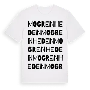 Mogrenheden ordlek t-shirt – ekologisk bomull t-shirt från Pinshirt