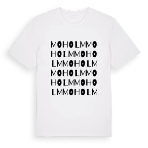 Moholm ordlek t-shirt – ekologisk bomull t-shirt från PinShirt