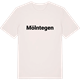 Vintage White t-shirt med Mölntegen fetstil t-shirt