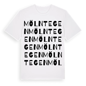 Mölntegen ordlek t-shirt – ekologisk bomull t-shirt från Pinshirt
