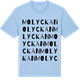 Blue Soul t-shirt med Molyckan ordlek t-shirt