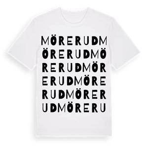 Mörerud ordlek t-shirt – ekologisk bomull t-shirt från PinShirt