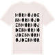 Vintage White t-shirt med Mörhöjden ordlek t-shirt